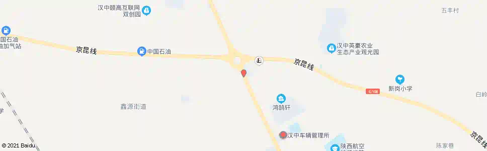 汉中崔家沟_公交站地图_汉中公交_妙搜公交查询2025
