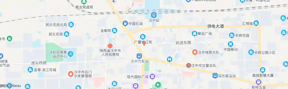 汉中北关办事处_公交站地图_汉中公交_妙搜公交查询2025