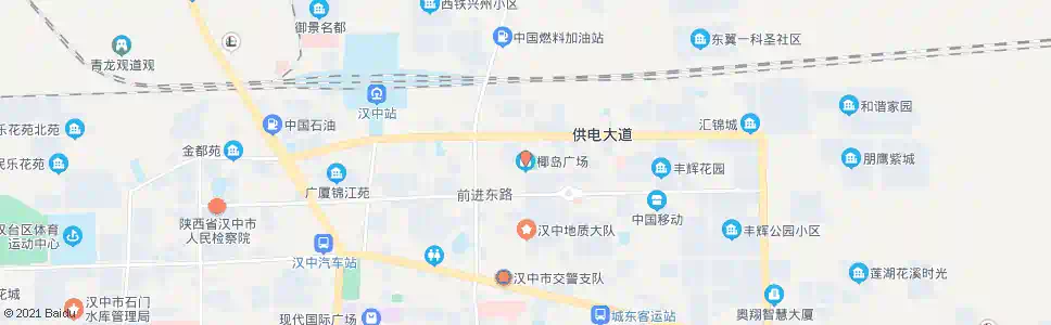 汉中椰岛广场_公交站地图_汉中公交_妙搜公交查询2025