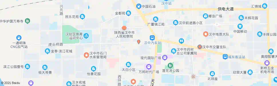 汉中虎桥路商贸城_公交站地图_汉中公交_妙搜公交查询2025