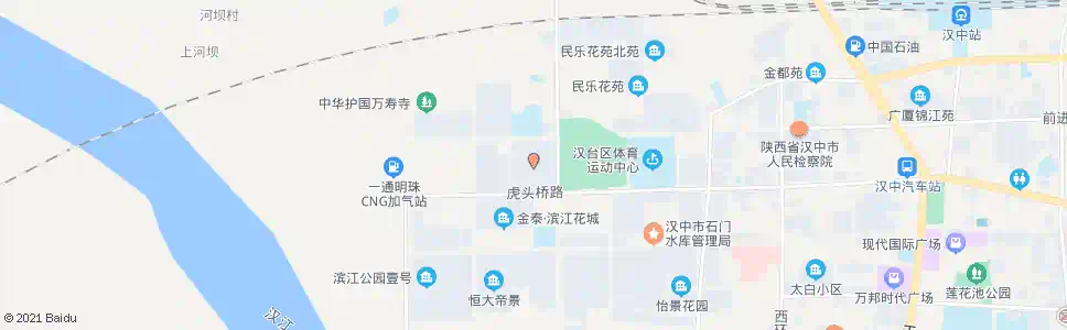 汉中桃园新城_公交站地图_汉中公交_妙搜公交查询2025