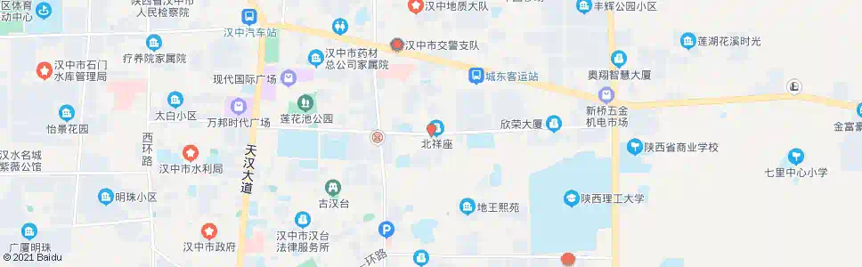 汉中莲湖苑_公交站地图_汉中公交_妙搜公交查询2025