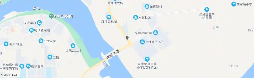 汉中汉江桥闸景观_公交站地图_汉中公交_妙搜公交查询2025