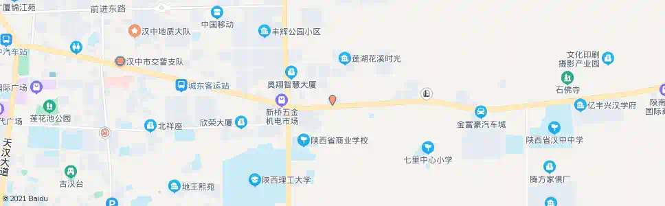 汉中七里办事处_公交站地图_汉中公交_妙搜公交查询2025