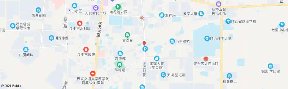 汉中南团结街中段_公交站地图_汉中公交_妙搜公交查询2025