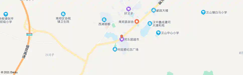 汉中民乐园_公交站地图_汉中公交_妙搜公交查询2025