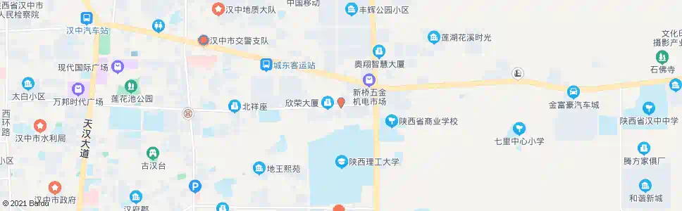 汉中兴达小区_公交站地图_汉中公交_妙搜公交查询2025