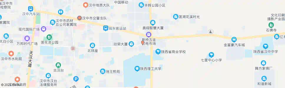 汉中盛隆家具城_公交站地图_汉中公交_妙搜公交查询2025
