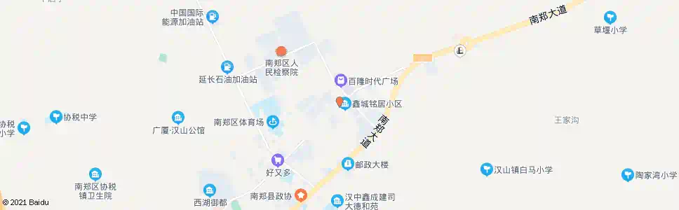 汉中残联路口_公交站地图_汉中公交_妙搜公交查询2025
