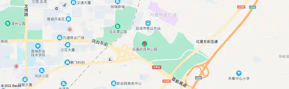 晋城凤凰岭森林公园_公交站地图_晋城公交_妙搜公交查询2025