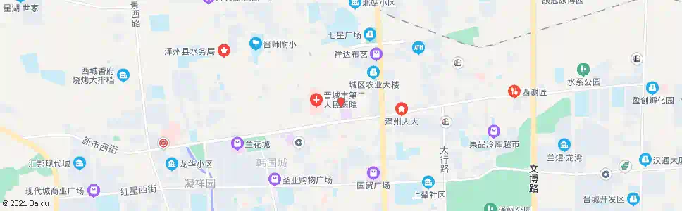 晋城自来水公司_公交站地图_晋城公交_妙搜公交查询2025