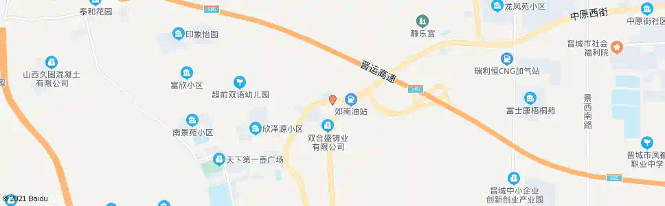 晋城通达汽车检测中心_公交站地图_晋城公交_妙搜公交查询2025