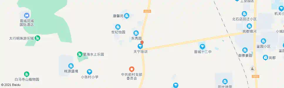 晋城大张村_公交站地图_晋城公交_妙搜公交查询2025