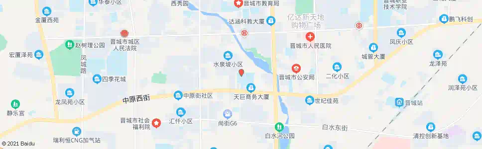 晋城中原街小学_公交站地图_晋城公交_妙搜公交查询2025
