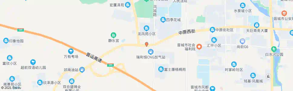 晋城凤城路口_公交站地图_晋城公交_妙搜公交查询2025