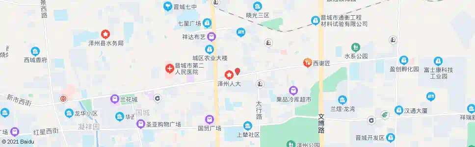 晋城高都大酒店_公交站地图_晋城公交_妙搜公交查询2025