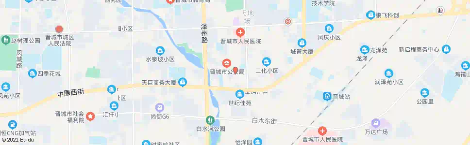 晋城交警一大队_公交站地图_晋城公交_妙搜公交查询2025