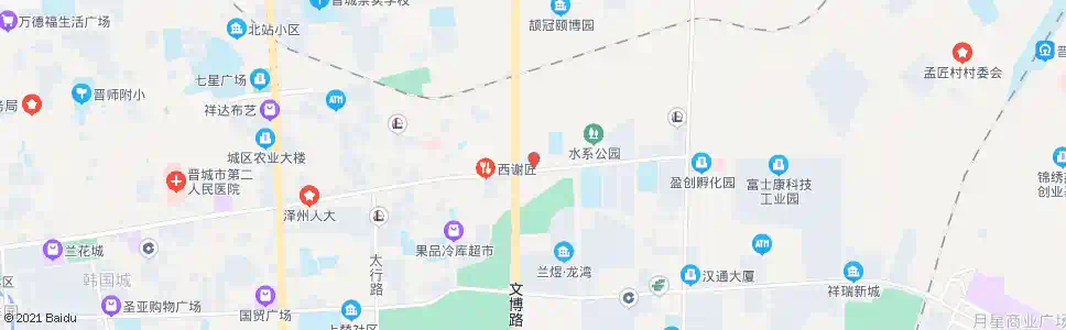 晋城东谢匠_公交站地图_晋城公交_妙搜公交查询2025