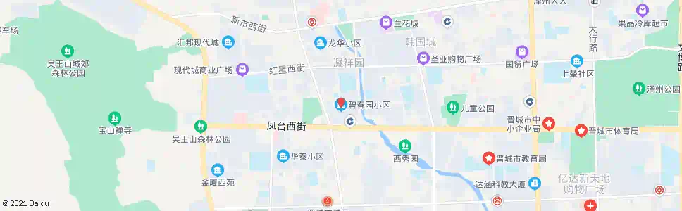 晋城碧春园小区_公交站地图_晋城公交_妙搜公交查询2025