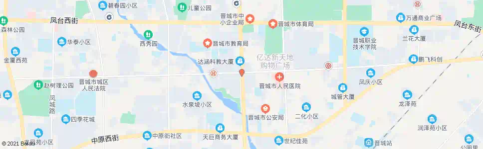 晋城文体宫_公交站地图_晋城公交_妙搜公交查询2025