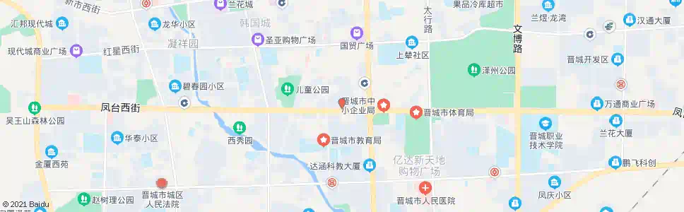 晋城小十字_公交站地图_晋城公交_妙搜公交查询2025