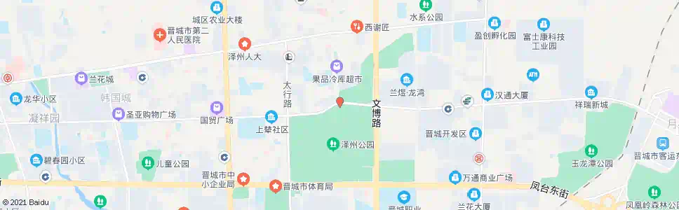 晋城泽州公园北门_公交站地图_晋城公交_妙搜公交查询2025