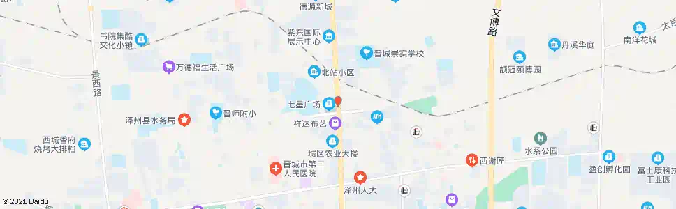 晋城七星广场_公交站地图_晋城公交_妙搜公交查询2025