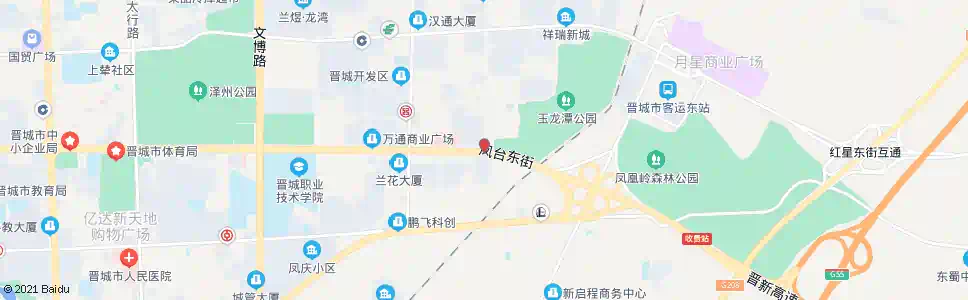 晋城玉龙潭公园_公交站地图_晋城公交_妙搜公交查询2025