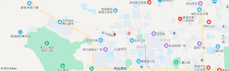 晋城西街派出所_公交站地图_晋城公交_妙搜公交查询2025