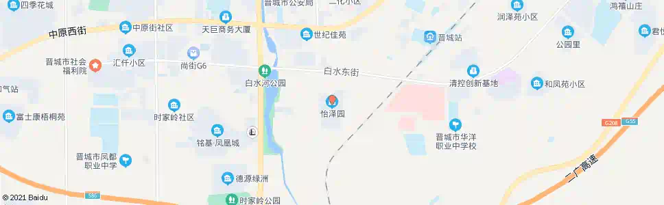 晋城怡泽园小区_公交站地图_晋城公交_妙搜公交查询2025