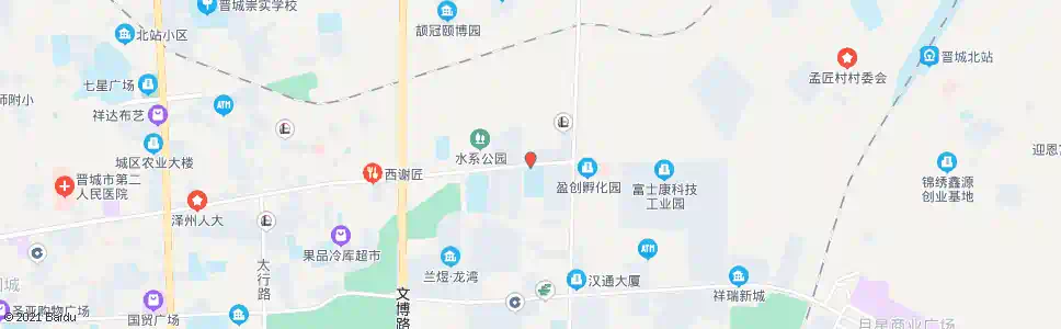 晋城凤瀛园_公交站地图_晋城公交_妙搜公交查询2025