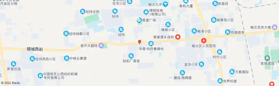 晋中西苑小区_公交站地图_晋中公交_妙搜公交查询2025