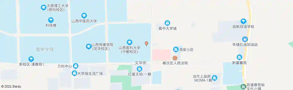 晋中体育路长风街口_公交站地图_晋中公交_妙搜公交查询2025