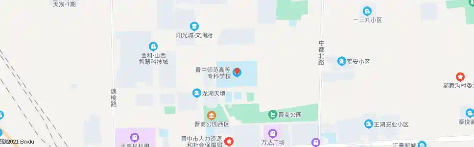 晋中师专_公交站地图_晋中公交_妙搜公交查询2025