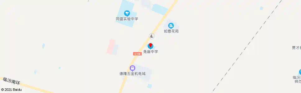 临汾尧庙中学_公交站地图_临汾公交_妙搜公交查询2025