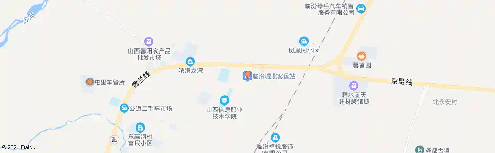 临汾北城公交站_公交站地图_临汾公交_妙搜公交查询2025