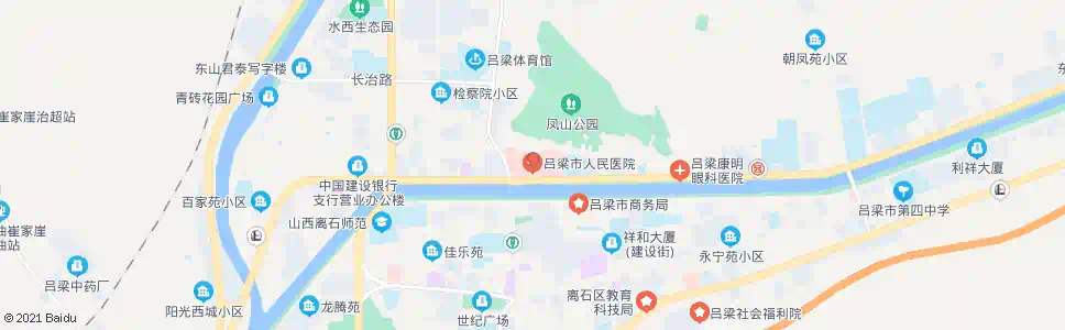 吕梁市人民医院_公交站地图_吕梁公交_妙搜公交查询2025