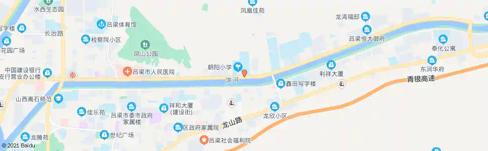 吕梁吕梁会校_公交站地图_吕梁公交_妙搜公交查询2025