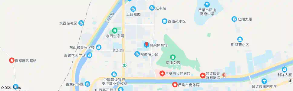 吕梁体育馆_公交站地图_吕梁公交_妙搜公交查询2025