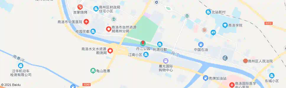 商洛丹江公园_公交站地图_商洛公交_妙搜公交查询2025
