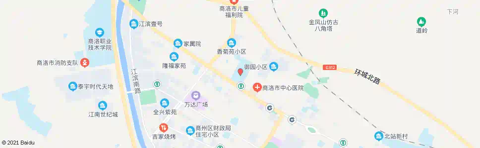 商洛城中_公交站地图_商洛公交_妙搜公交查询2025