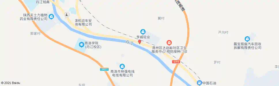商洛冀村_公交站地图_商洛公交_妙搜公交查询2025