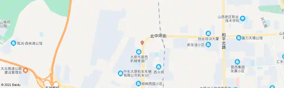 太原西中环北口_公交站地图_太原公交_妙搜公交查询2025