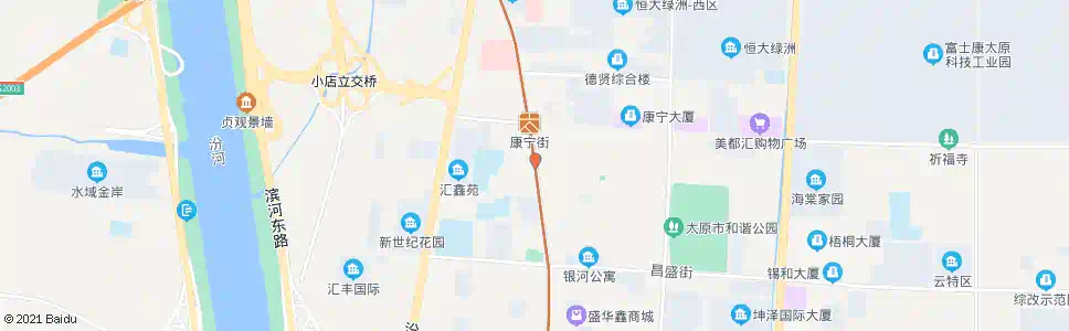 太原人民北路_公交站地图_太原公交_妙搜公交查询2025
