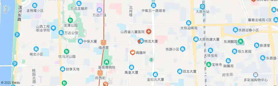 太原新民中街_公交站地图_太原公交_妙搜公交查询2025