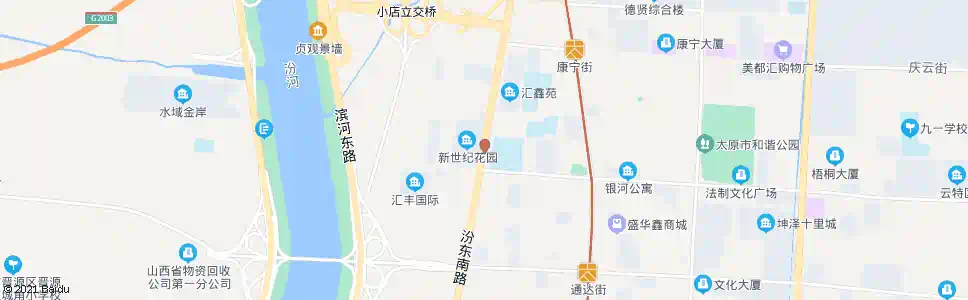 太原汾东北路昌盛西街口_公交站地图_太原公交_妙搜公交查询2025