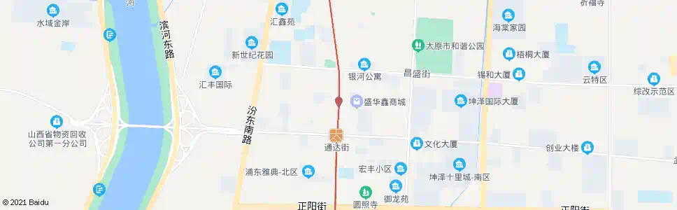 太原人民南路_公交站地图_太原公交_妙搜公交查询2025
