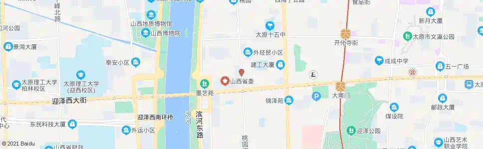 太原桃园北路迎泽街口_公交站地图_太原公交_妙搜公交查询2025