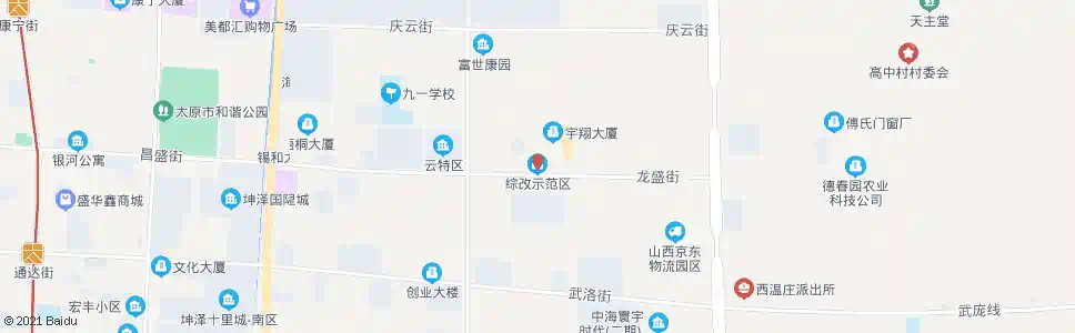 太原管委会_公交站地图_太原公交_妙搜公交查询2025