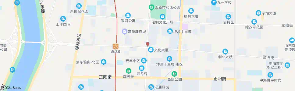 太原真武路通达街口_公交站地图_太原公交_妙搜公交查询2025